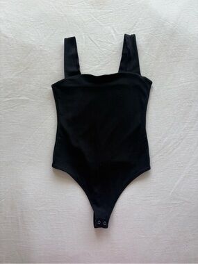 Abercrombie Black One-Piece Bodysuit - Classic Straps